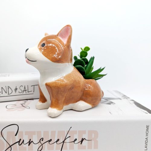 Corgi Dog Planter Pot