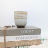 Earthy Ceramic Scented Candle Jar