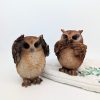 No Evil Hear Speak Brown Owl - Set of 2