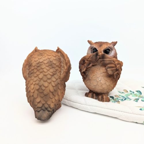 No Evil Hear Speak Brown Owl - Set of 2