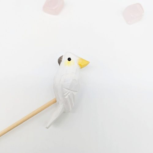 Hand-carved Aussie Birds on Stick