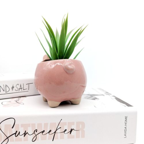 Pink Pig Planter Pot