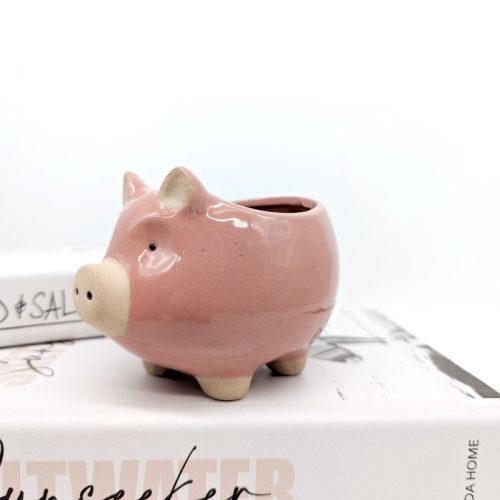 Pink Pig Planter Pot