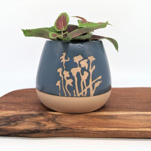 Blue Japanese Planter Pot