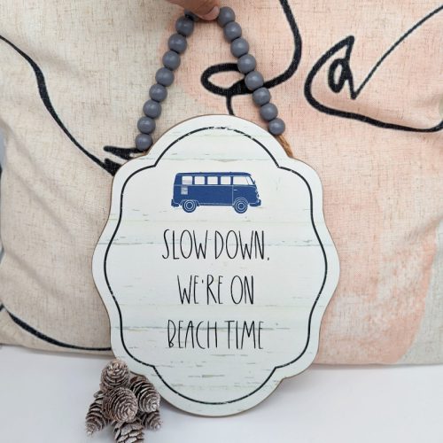 Beach Time Wooden Wall Hanging