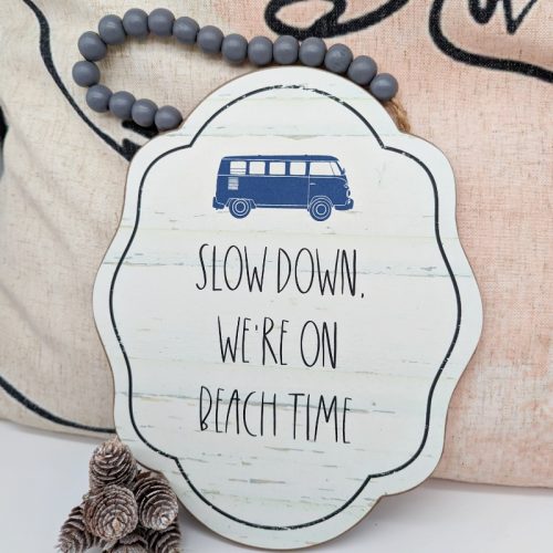 Beach Time Wooden Wall Hanging