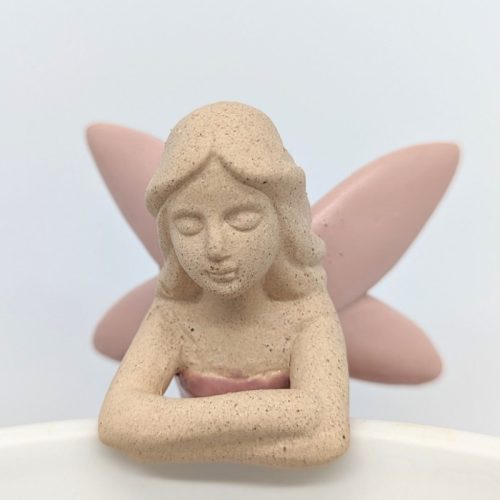 Pink Garden Fairy Pot Hanger Sitter