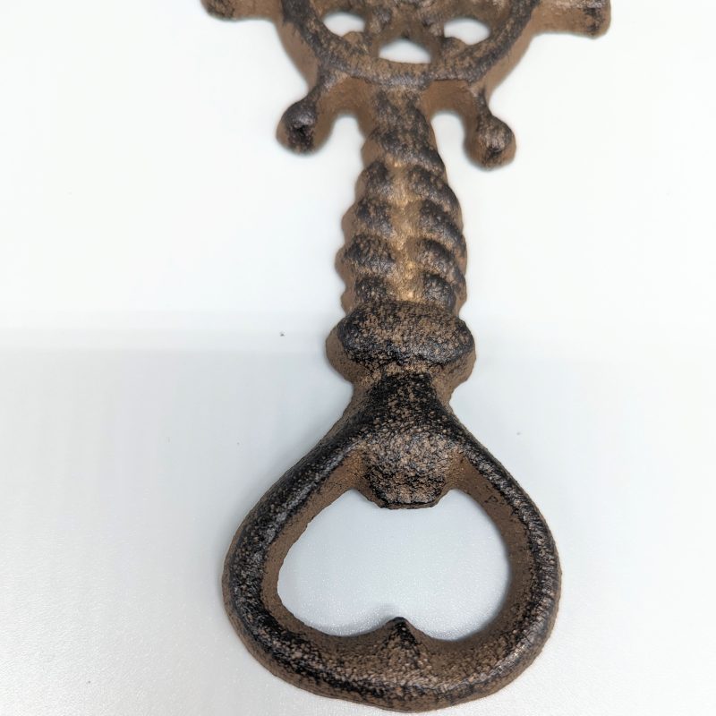 Ship Wheel Cast Iron Bottle Opener