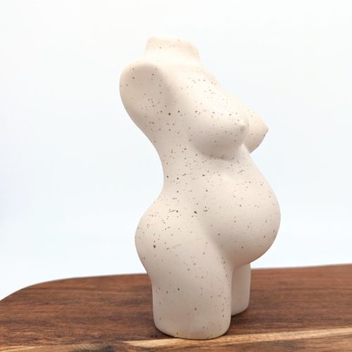 Pregnant Lady Ceramic Vase