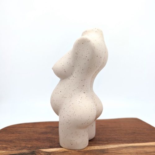 Pregnant Lady Ceramic Vase