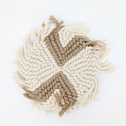 Tori Macrame Coaster - Set of 2