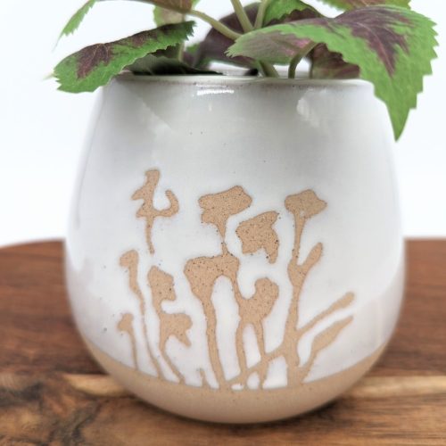 White Japanese Planter Pot