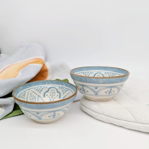 Blue Floral Small Ceramic Bowl