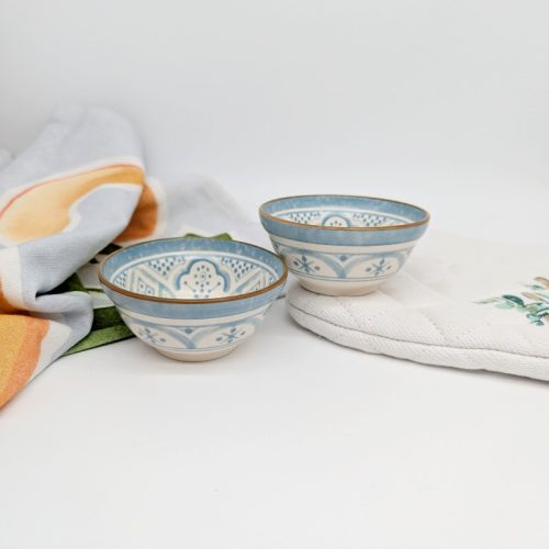 Blue Floral Small Ceramic Bowl