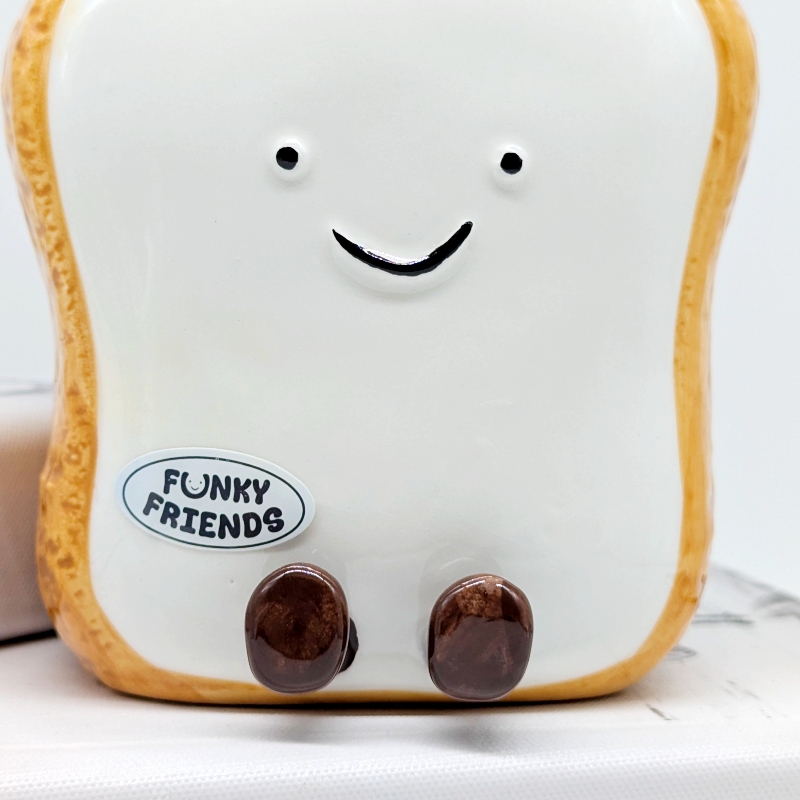 Egg Toast Ceramic Planter Pot_c