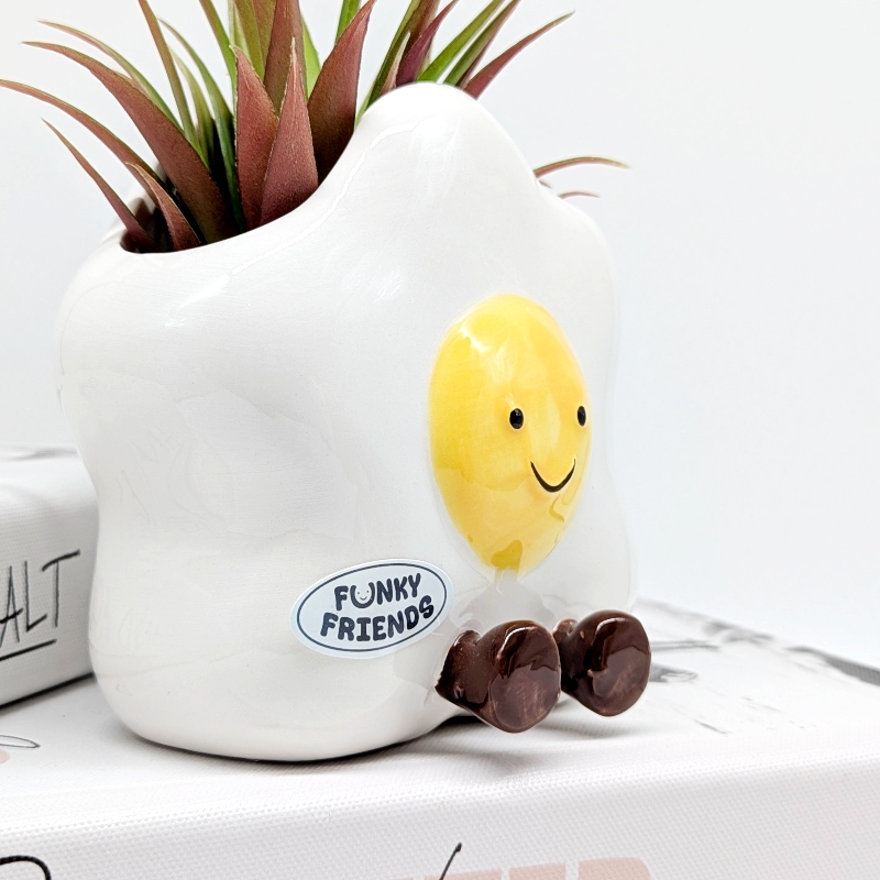 Egg Toast Ceramic Planter Pot_l Egg Toast Ceramic Planter Pot