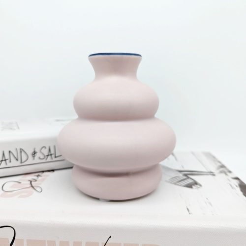 Pink Bubble Ceramic Vase