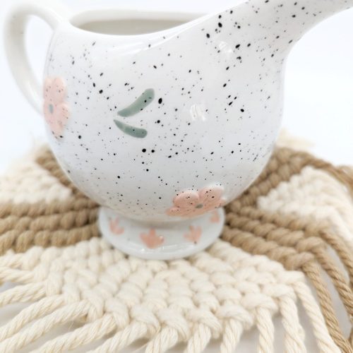 Sage Rooster Milk Creamer Jug