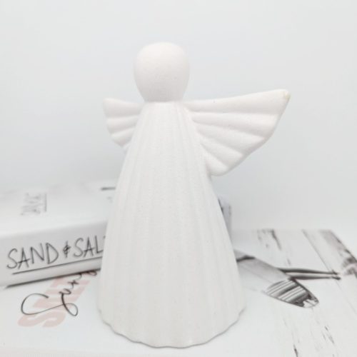 Small White Ceramic Angel Statue