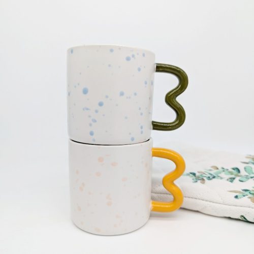 Spotty Ceramic Tea Coffee Mug