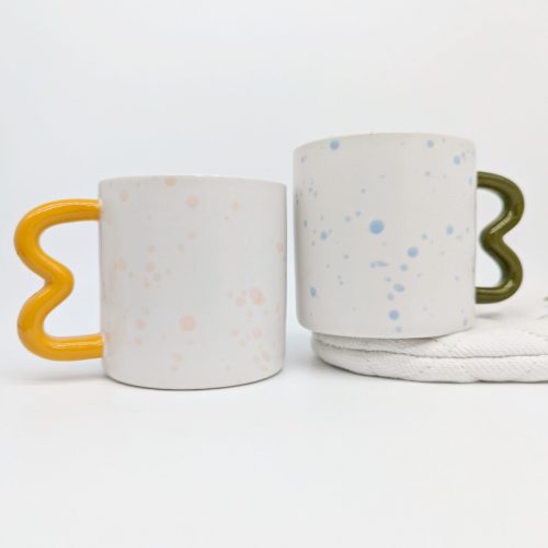 Spotty Ceramic Tea Coffee Mug