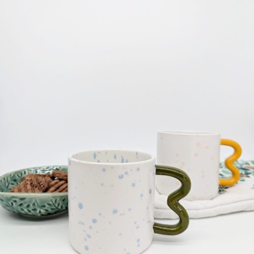 Spotty Ceramic Tea Coffee Mug