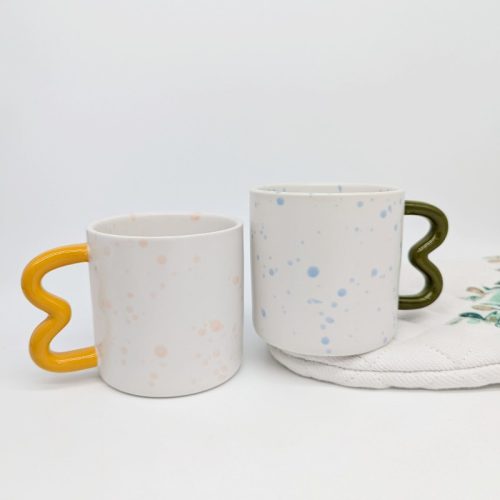 Spotty Ceramic Tea Coffee Mug