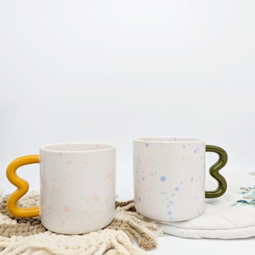 Spotty Ceramic Tea Coffee Mug