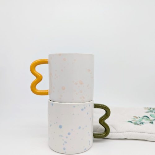 Spotty Ceramic Tea Coffee Mug