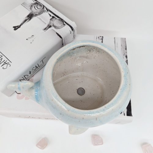 Aqua Whale Ceramic Planter Pot