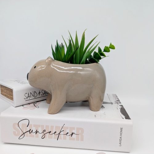 Aussie Wombat Planter Pot