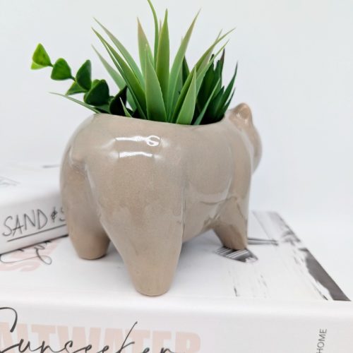 Aussie Wombat Planter Pot