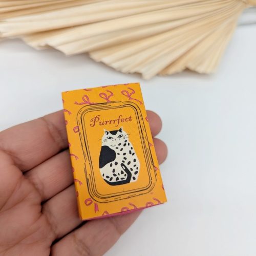 Ceramic Cat Matchbox Keepsake Ornament