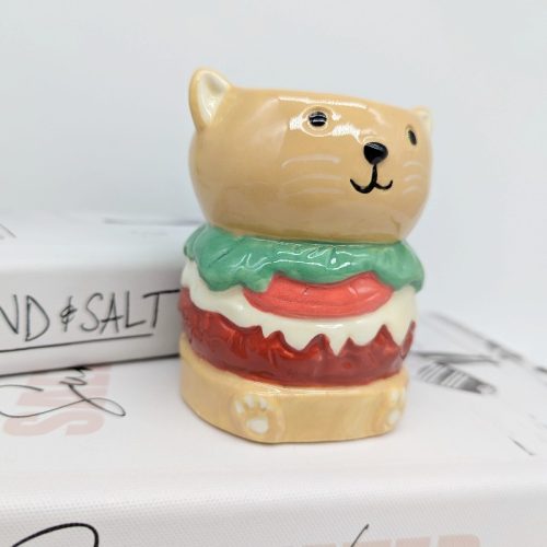 Hamburger Cat Planter Pot