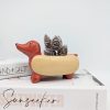 Hot Dog Dachshund Planter Pot