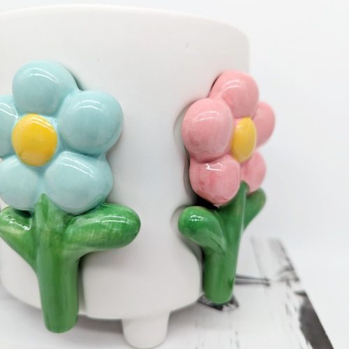 Colourful Flowers Planter Pot