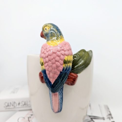 Macaw Bird Ceramic Pot Planter