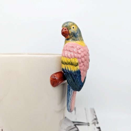 Macaw Bird Ceramic Pot Planter