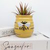 Queen Bee Ceramic Planter Pot