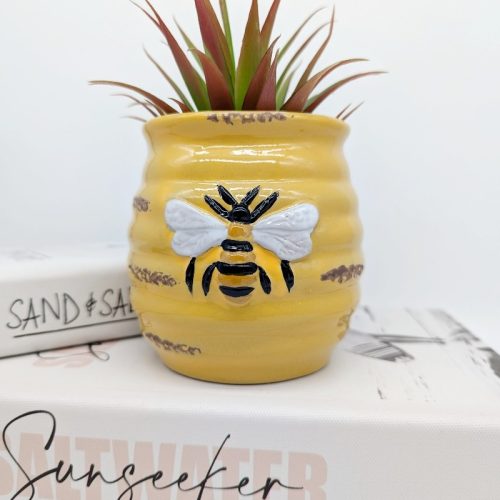 Queen Bee Ceramic Planter Pot