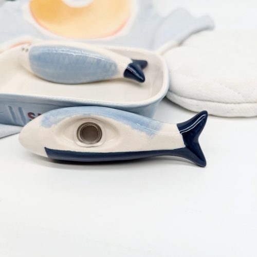 Sardine Fish Salt Pepper Shaker Set