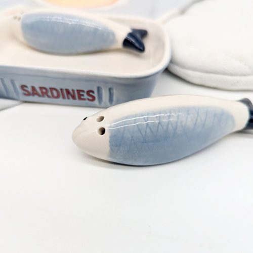 Sardine Fish Salt Pepper Shaker Set