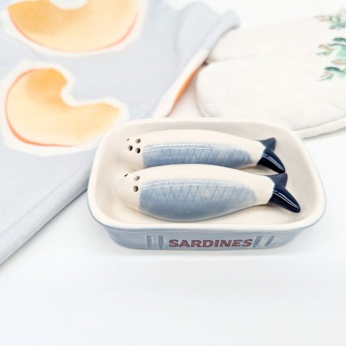 Sardine Fish Salt Pepper Shaker Set