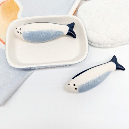 Sardine Fish Salt Pepper Shaker Set