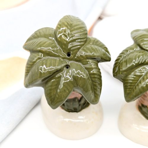 Tropical Palm Tree Salt Pepper Shaker Set