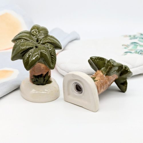 Tropical Palm Tree Salt Pepper Shaker Set