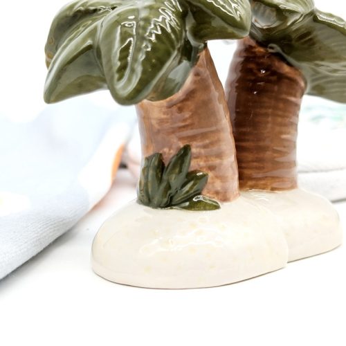 Tropical Palm Tree Salt Pepper Shaker Set