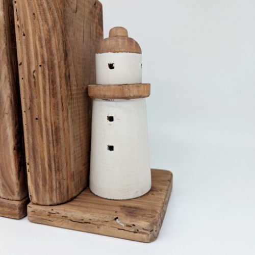 Coastal Lighthouse Bookend Set