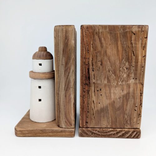 Coastal Lighthouse Bookend Set