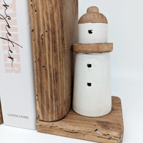 Coastal Lighthouse Bookend Set